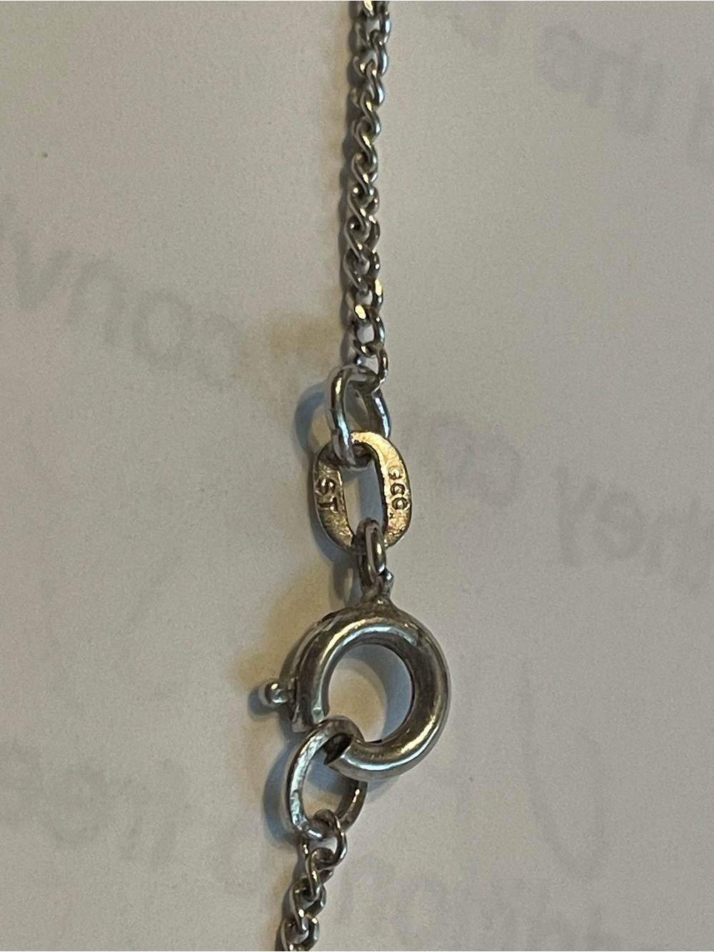 Sterling Silver Chain Necklace - Silver